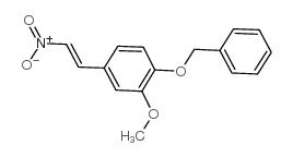 2-methoxy-4-[(Z)-2-nitroethenyl]-1-phenylmethoxy-benzene结构式