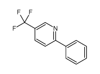PYRIDINE, 2-PHENYL-5-(TRIFLUOROMETHYL)- structure