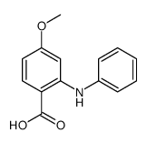 2-anilino-4-methoxybenzoic acid Structure