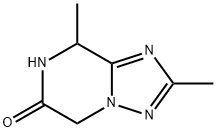 2,8-二甲基-7,8-二氢-[1,2,4]三唑并[1,5-A]吡嗪-6(5H)-酮结构式