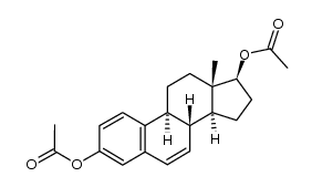 1,3,5(10),6-Estratetrene-3,17β-diol diacetate结构式