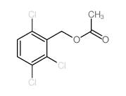 Benzenemethanol,2,3,6-trichloro-, 1-acetate Structure