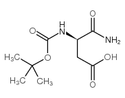Boc-D-天冬氨酸α-酰胺结构式