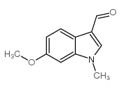 6-甲氧基-1-甲基-1H-吲哚-3-甲醛结构式