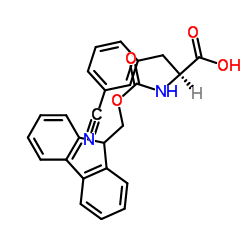 Fmoc-D-3-氰基苯丙氨酸结构式