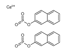 calcium,naphthalen-2-yloxy-oxido-oxophosphanium结构式