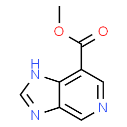 3H-咪唑并[4,5-C]吡啶-7-甲酸甲酯结构式