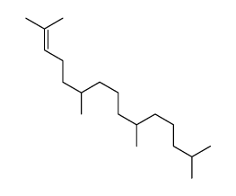 2,6,10,14-tetramethylpentadec-2-ene Structure