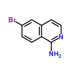 6-溴-1-氨基异喹啉结构式