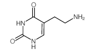 5-(2-氨基乙基)嘧啶-2,4(1H,3H)-二酮结构式