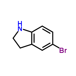 5-溴吲哚啉结构式