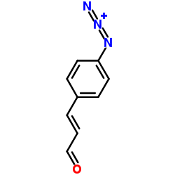 (2E)-3-(4-Azidophenyl)acrylaldehyde Structure
