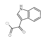 indool-3-glüoksülüülkloriidi struktuur
