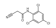 2-cyano-2',4',6'-trichloroacetanilide Structure