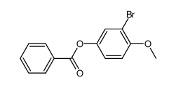 4-benzoyloxy-2-bromo-1-methoxy-benzene结构式