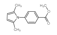 4-(2,5-二甲基-1H-吡咯-1-基)苯甲酸甲酯结构式