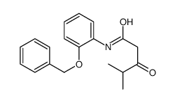 N-2-苄氧基苯基异丁酰基乙酰胺结构式