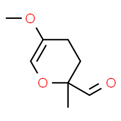 2H-Pyran-2-carboxaldehyde, 3,4-dihydro-5-methoxy-2-methyl- (9CI)结构式
