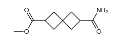 (+/-)-2-carbomethoxyspiro[3.3]heptane-6-carboxamide Structure