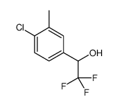 1-(4-chloro-3-methylphenyl)-2,2,2-trifluoroethanol Structure
