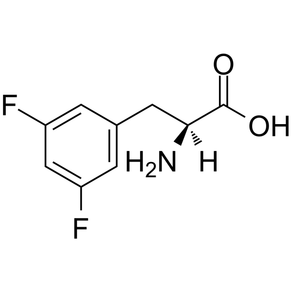 L-3,5-二氟苯丙氨酸结构式