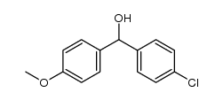 4-CHLORO-4'-METHOXYBENZHYDROL结构式