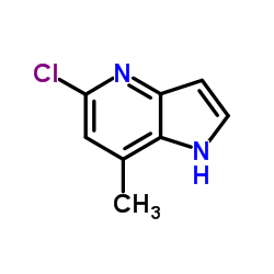 5-氯-7-甲基-1H-吡咯并[3,2-b]吡啶结构式