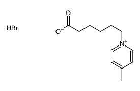 6-(4-methylpyridin-1-ium-1-yl)hexanoic acid,bromide结构式