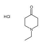 1-ethylpiperidin-4-one,hydrochloride结构式