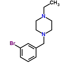 1-(3-Bromobenzyl)-4-ethylpiperazine结构式