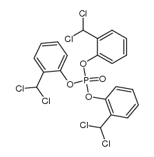 phosphoric acid tris-(2-dichloromethyl-phenyl ester) Structure