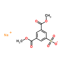 Sodium Dimethyl 5-Sulfoisophthalate Structure
