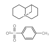 1, 5-Methano-2H-quinolizinium, octahydro-, salt with 4-methylbenzenesulfonic acid (1:1) Structure