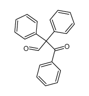 3-oxo-2,2,3-triphenyl-propionaldehyde Structure