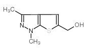 (1,3-二甲基-1H-噻吩并[2,3-C]吡唑-5-基)甲醇结构式