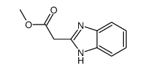 1H-苯并咪唑-2-乙酸甲酯(9ci)结构式
