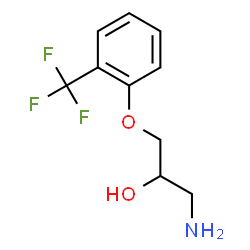 1-AMINO-3-(2-(TRIFLUOROMETHYL)PHENOXY)PROPAN-2-OL Structure