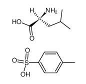 L-leucine p-toluenesulfonic acid salt Structure