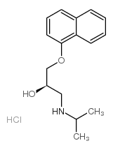 (R)-(+)-盐酸普萘洛尔结构式