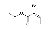 2-bromo-cis-crotonic acid ethyl ester结构式
