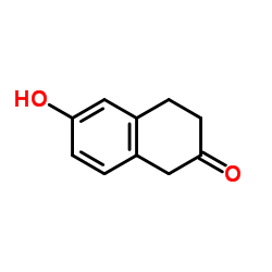 6-羟基-2-萘满酮结构式