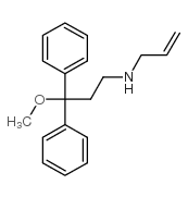 3-methoxy-3,3-diphenyl-N-prop-2-enylpropan-1-amine Structure