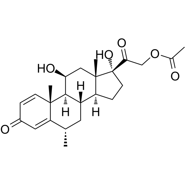 methylprednisolone acetate Structure