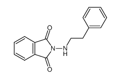 2-(phenethylamino)isoindoline-1,3-dione Structure