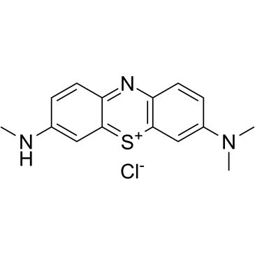 Trimethyldiaminophenazathonium Chloride structure