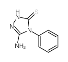5-amino-4-phenyl-2H-1,2,4-triazole-3-thione结构式
