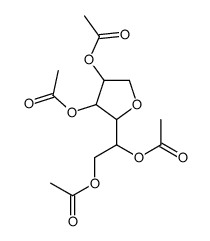 1,4-anhydro-D-glucitol tetraacetate Structure