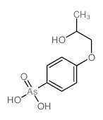 Arsonic acid,[4-(2-hydroxypropoxy)phenyl]- (9CI)结构式