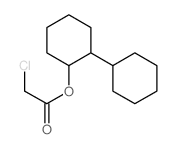 Acetic acid, 2-chloro-,[1,1'-bicyclohexyl]-2-yl ester structure