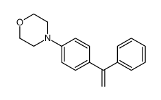 4-[4-(1-phenylethenyl)phenyl]morpholine结构式